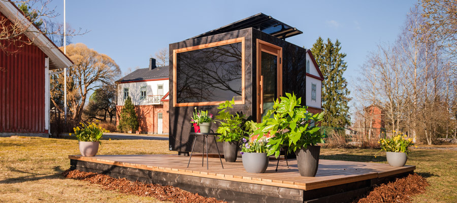 Kirami FinVision® -sauna Zero M Solar System